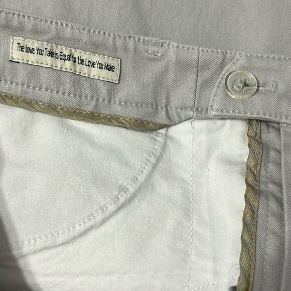 Peace of Cloth CASEY CROP JEAN - BLOSSOM TWILL in Frost (Light Grey) Size 14 - Picture 11 of 15